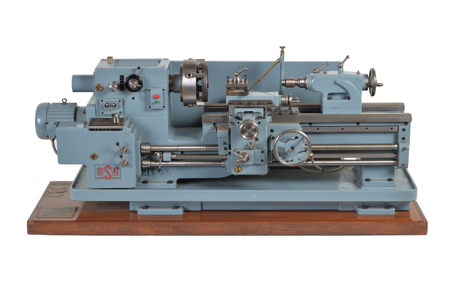 A very fine 1/5th scale exhibition model of a Dean Smith & Grace Heavy Duty Lathe