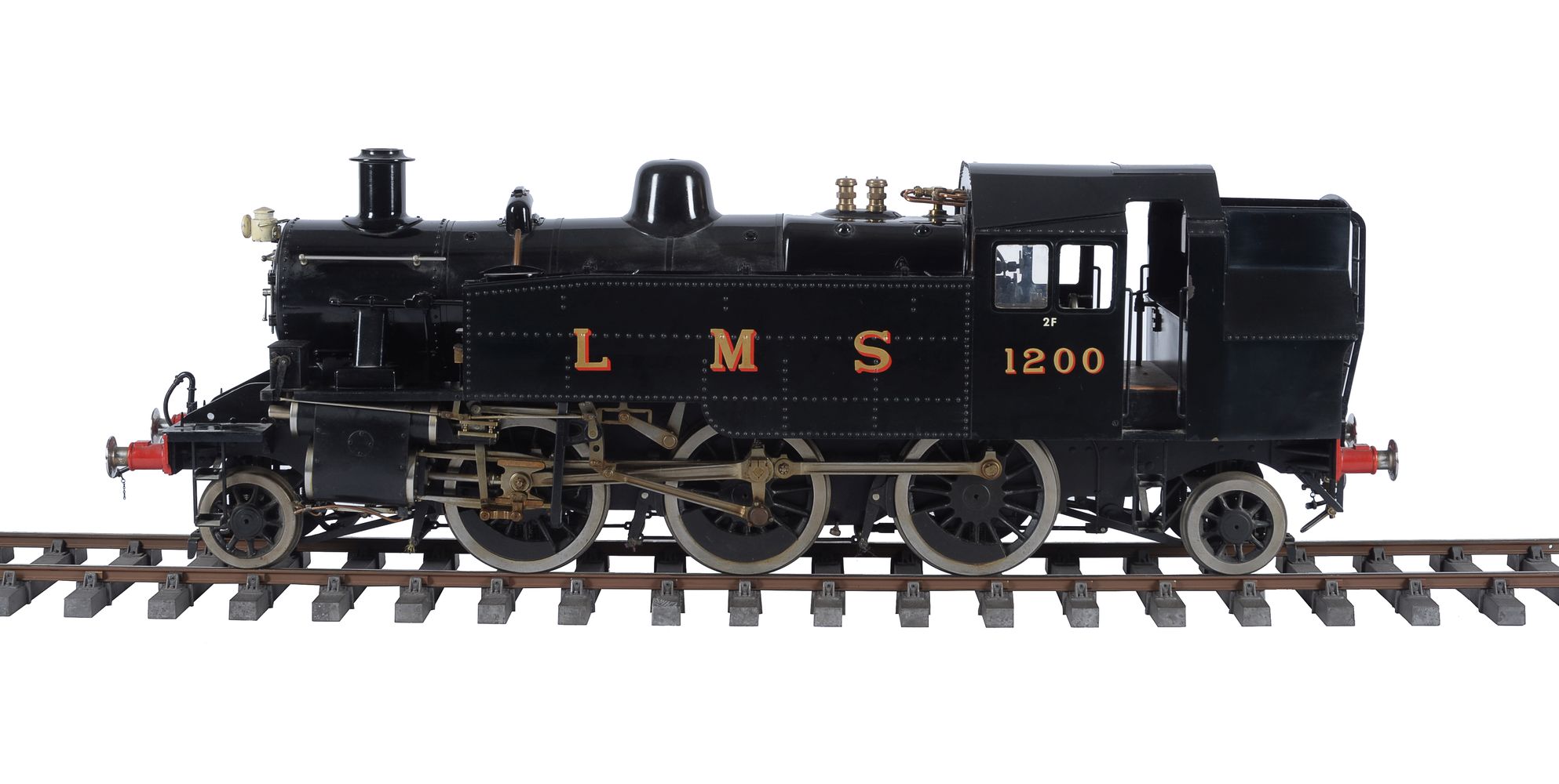 A well engineered 5 inch gauge model of a British Railways Class 2 side tank locomotive No 1200