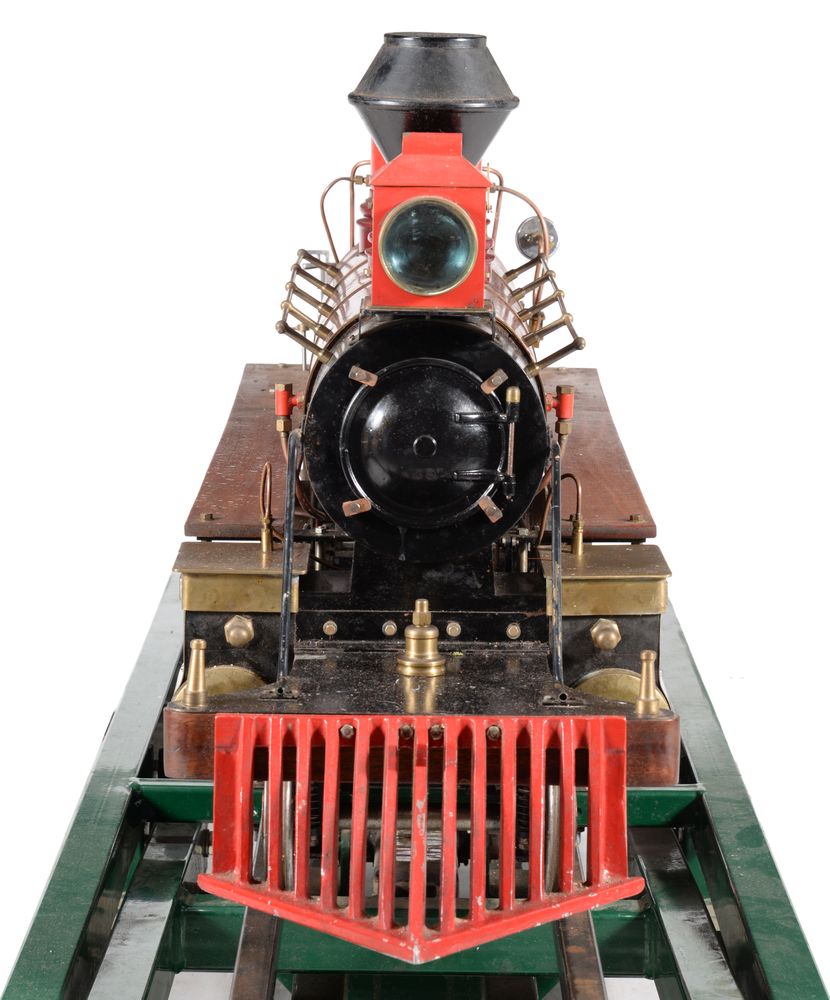 A well engineered 7 1/4 inch gauge model of an American Mogul 2-6-0 tender locomotive - Image 3 of 6