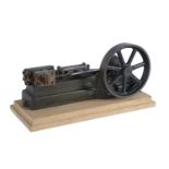 A model of a Stuart Turner S50 horizontal mill engine