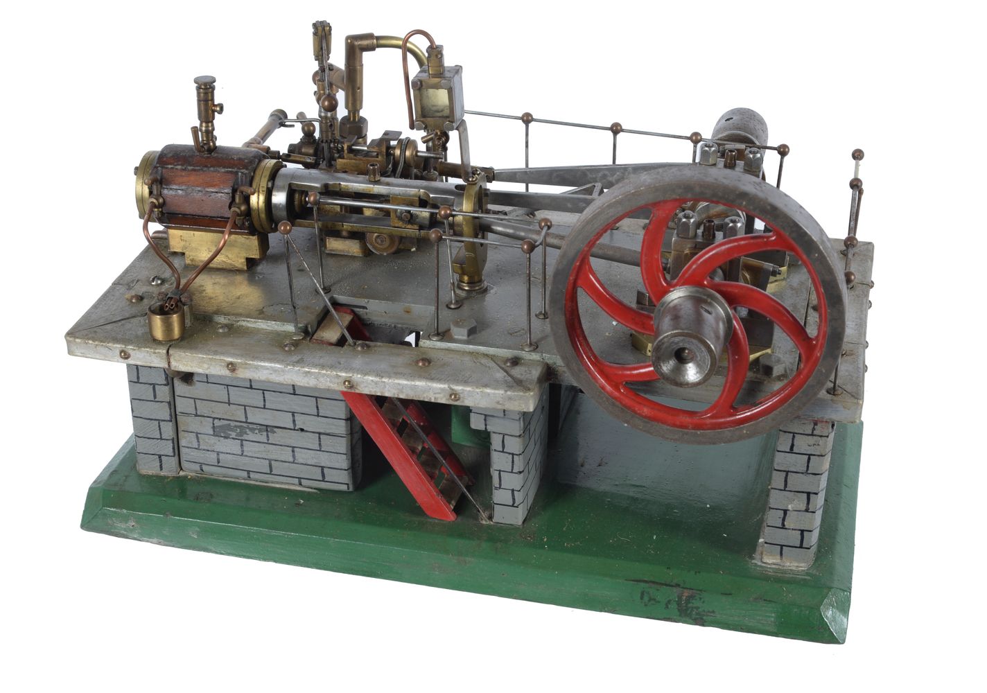 A period model of a live steam mill engine - Image 6 of 7