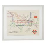 Harry Beck (British 1902-1974) London Underground Map