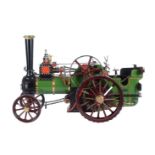 An exhibition quality model of a 3 inch scale Burrell general purpose agricultural traction engine r