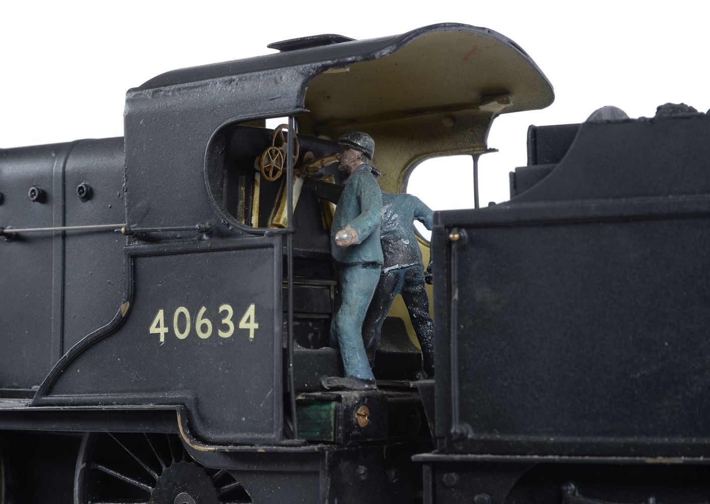 A 10mm scale gauge 1 model of a London Midland and Scottish 2P 4-4-0 tender locomotive No 40634 - Image 3 of 8