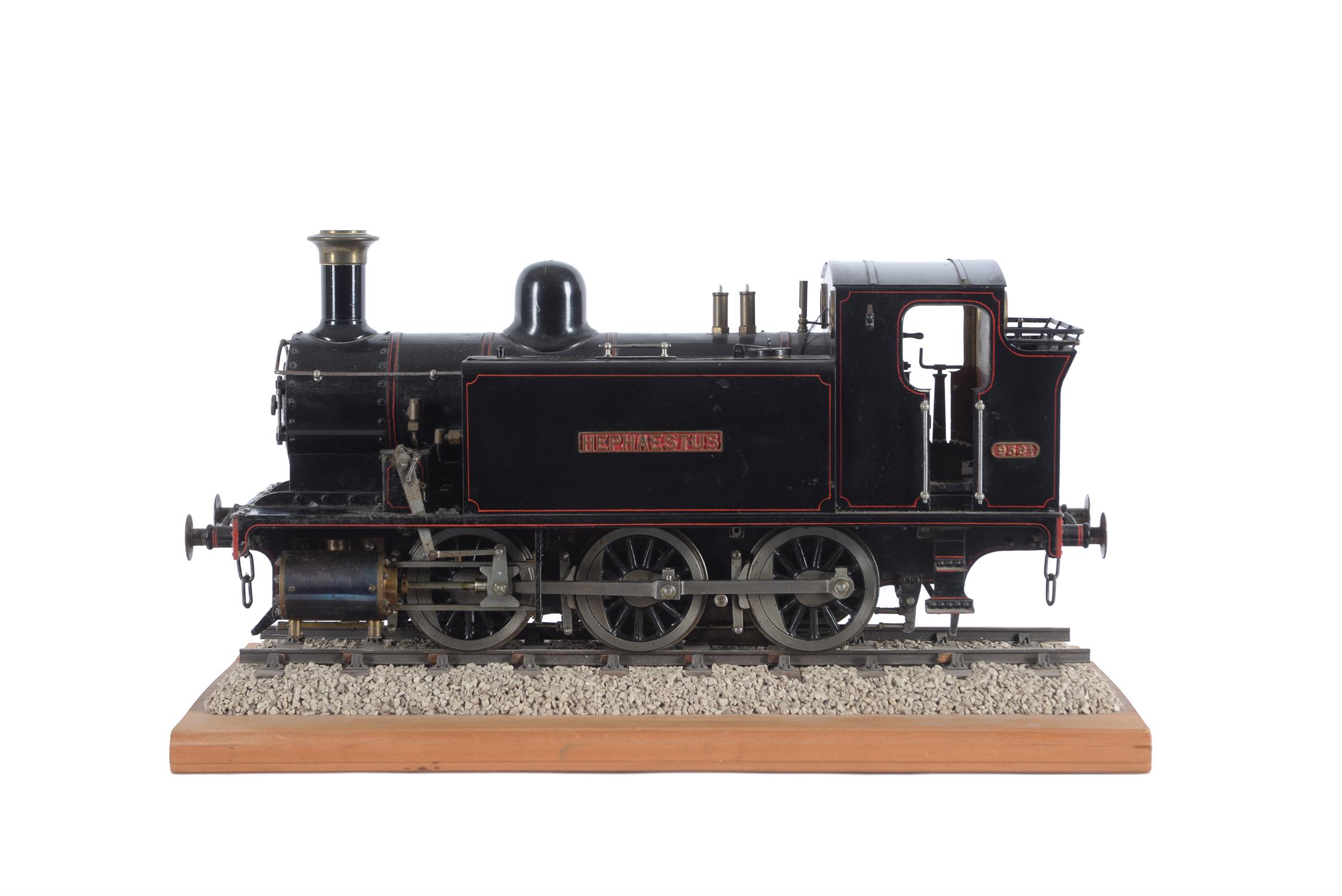 A well engineered 3 1/2 inch gauge model of a 0-6-0 side tank live steam locomotive - Image 2 of 10