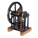 A well engineered model of a James Booth rectilinear live steam stationary engine