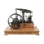 An exhibition standard model of a Stuart Turner Major Beam engine