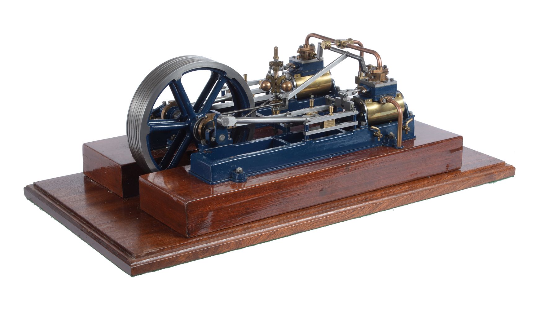 An exhibition standard model of a Stuart Turner twin Victoria horizontal mill engine - Image 2 of 2