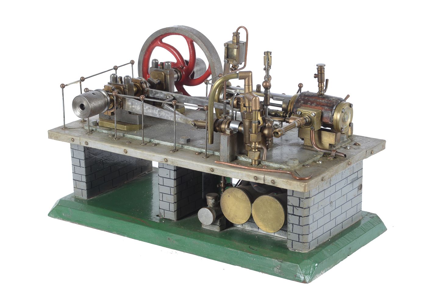 A period model of a live steam mill engine - Image 3 of 7