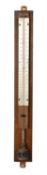 A stick barometer with isothermal altitude scale, Short and Mason, London, early 20th century