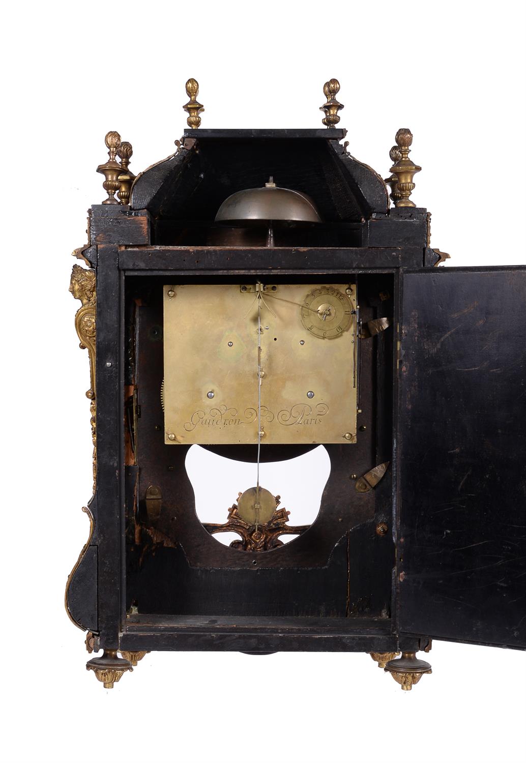 A French Louis XIV ormolu mounted tortoiseshell bracket clock , Antoine Gaudron, Paris, circa 1700 - Image 2 of 3