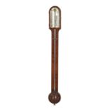 A Regency mahogany mercury stick barometer, William Harris and Company, London, early 19th century