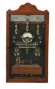 A rare late Victorian electro-medical panel, Karl Friedrich Schall, London, circa 1900