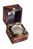 A Regency eight-day marine chronometer, Barraud, London, circa 1815