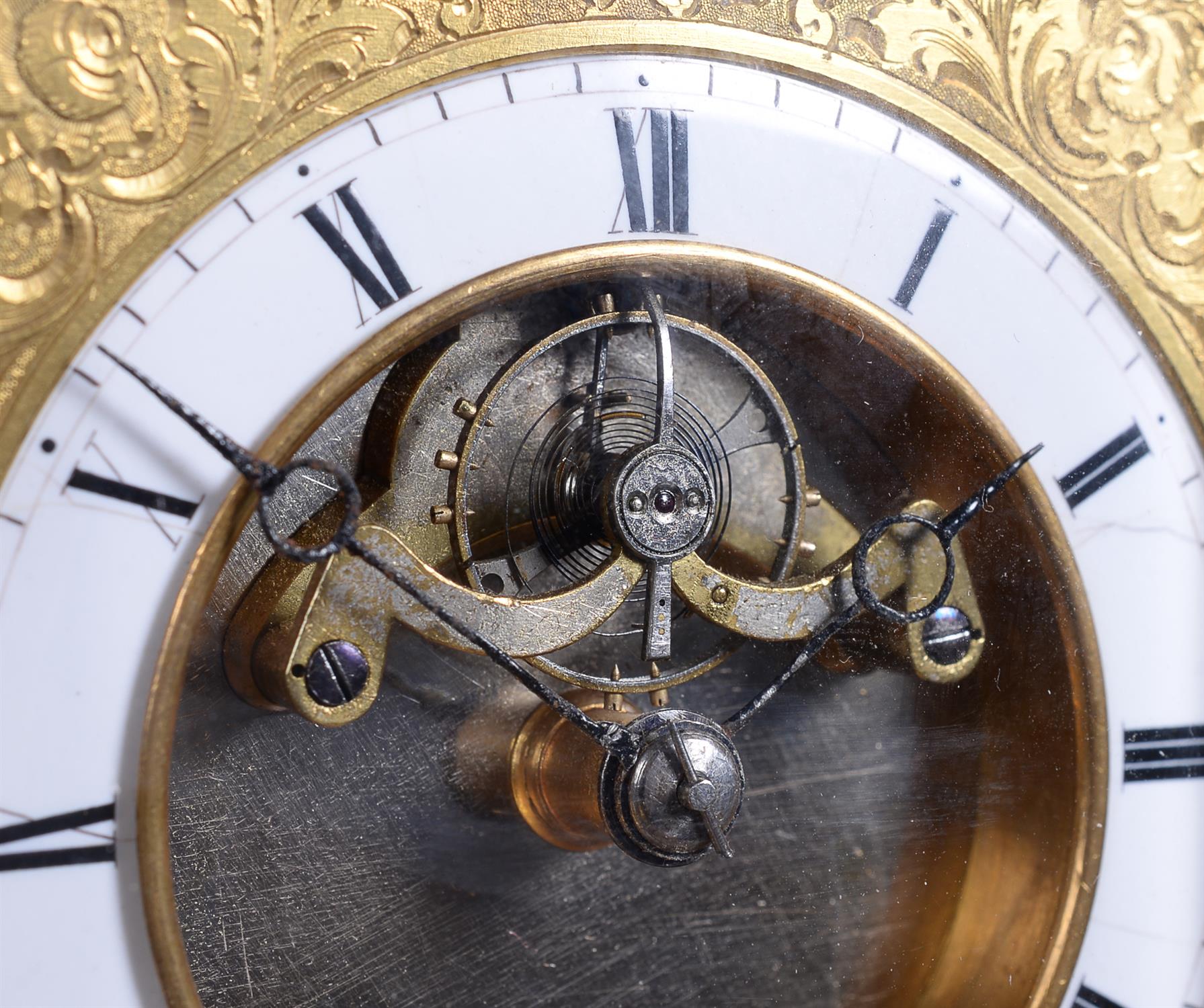 A silvered brass calendar carriage clock with visible escapement, Japy Freres, circa 1860 - Image 2 of 4