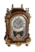 A French Louis XIV ormolu mounted tortoiseshell bracket clock , Antoine Gaudron, Paris, circa 1700