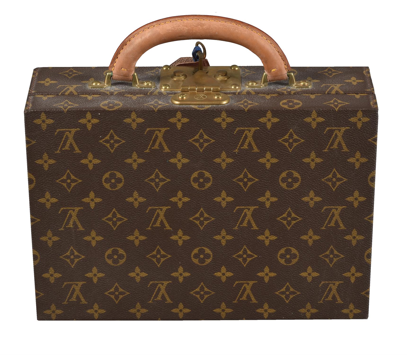 Louis Vuitton, a monogrammed jewellery case