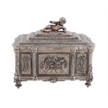 A Victorian electro-plated small jewellery casket by Mappin & Webb