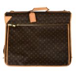 Louis Vuitton, a monogrammed canvas suit carrier