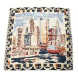 Prada, New York, a silk scarf