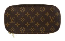 Louis Vuitton, a monogrammed coated canvas jewellery case