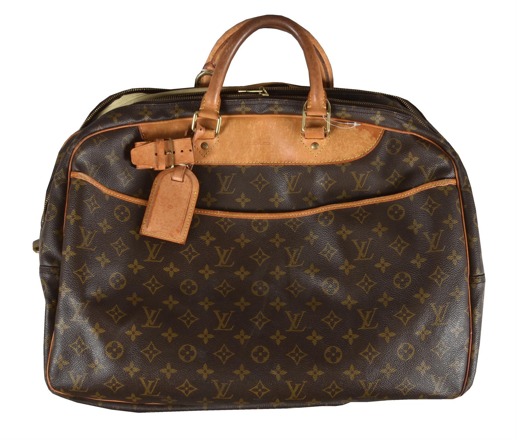 Louis Vuitton, a monogrammed canvas bag