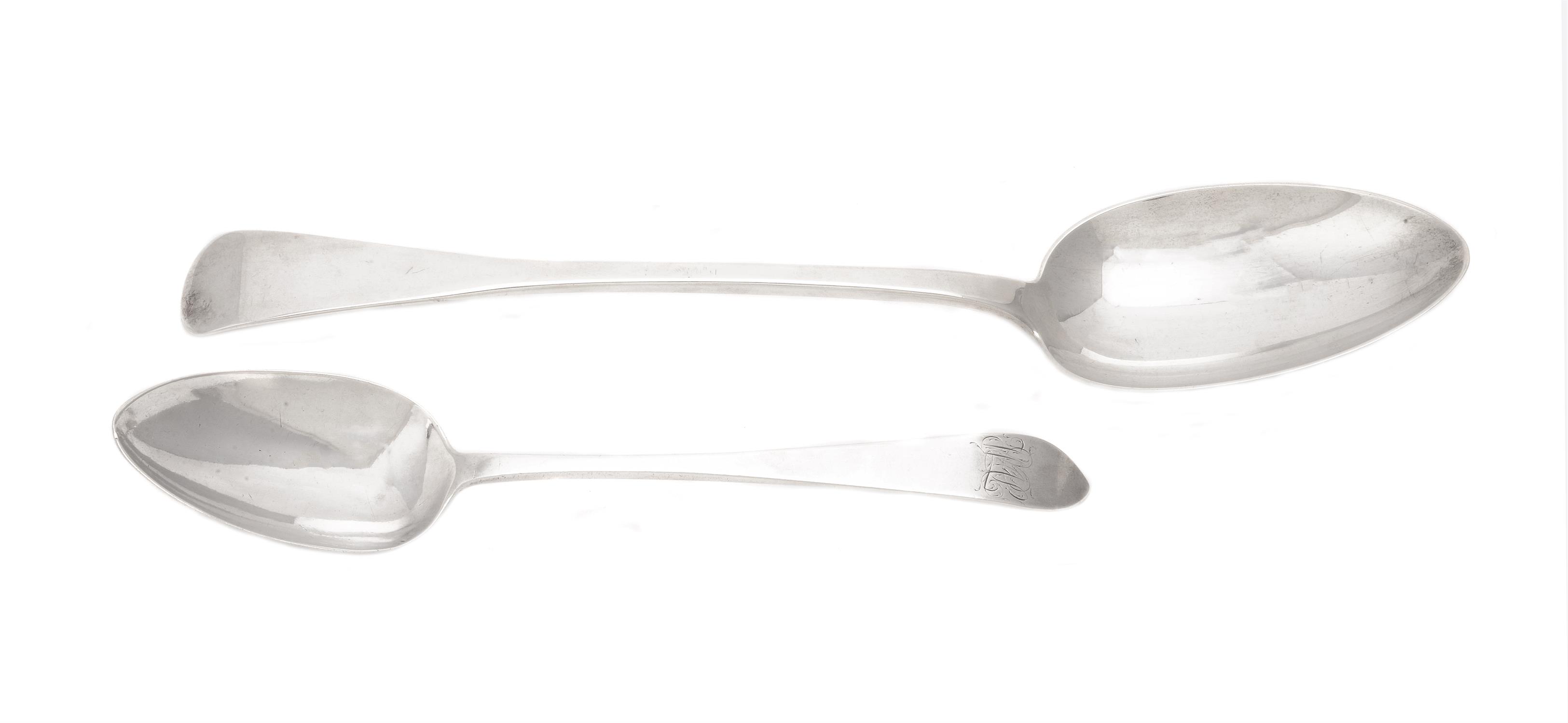 An Irish George III silver table spoon by Law & Bayly