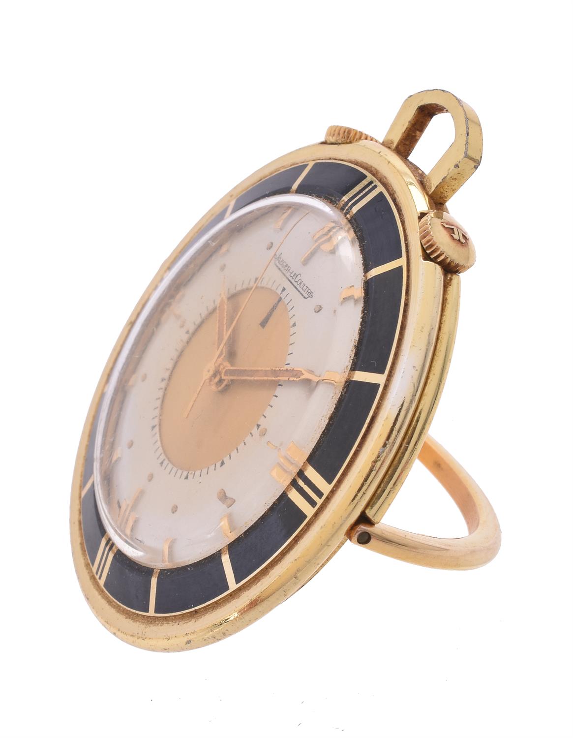 Jaeger LeCoultre, Memovox, gold plated travel alarm watch - Image 2 of 5