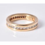 A diamond full eternity ring