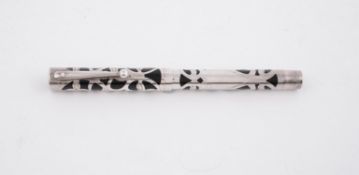 Sheaffer, a silver overlaid fountain pen