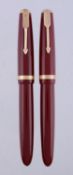 Parker, Demi Duofold, a burgundy fountain pen