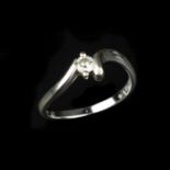 A single stone diamond ring