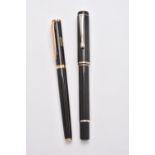 Waterman, a black fountain pen