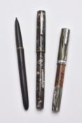 Waterman's, Ideal, a green and brown fountain pen