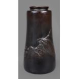 A Japanese Bronze Vase of tall