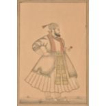 Portrait of a Mughal Ruler in 17th century style