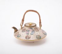 Kinkozan: A Japanese Satsuma Pottery Miniature Wine Pot