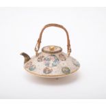 Kinkozan: A Japanese Satsuma Pottery Miniature Wine Pot