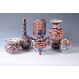 A group of Japanese Imari porcelain