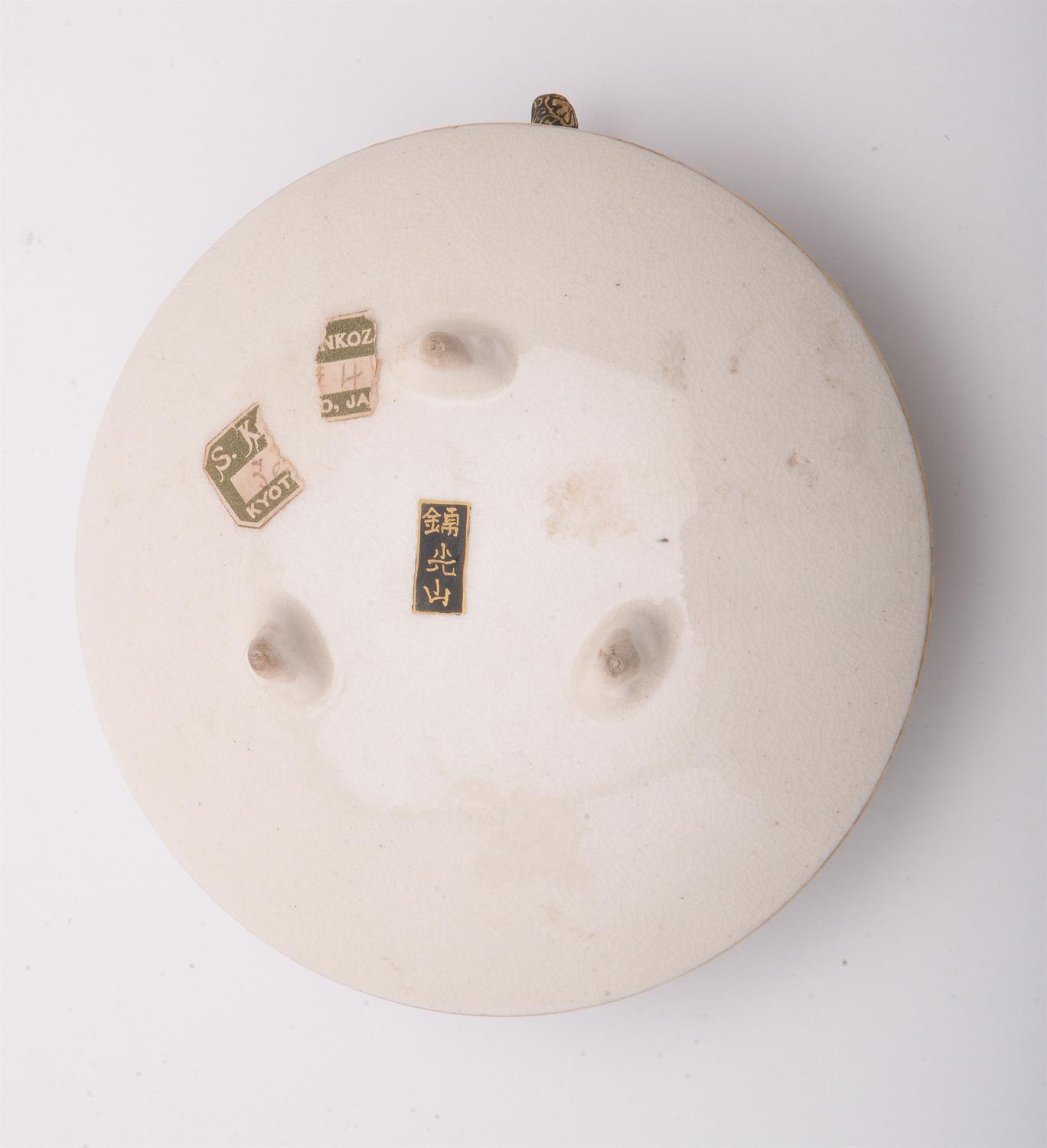 Kinkozan: A Japanese Satsuma Pottery Miniature Wine Pot - Image 3 of 5