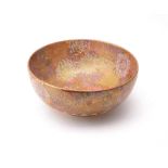 Choshuzan: A Large Satsuma Pottery Bowl of deep circular form resting on a short footrim