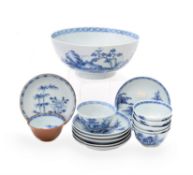 A Chinese blue and white 'Nanking Cargo' bowl