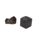 Two Chinese soapstone seals