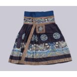 A Chinese Kesi weave skirt