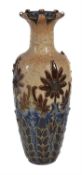 Frank A. Butler for Doulton, Lambeth, a large stoneware shoulder ovoid vase