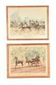 After William Sullivant Vanderbilt Allen (American 1860-1931) A set of six racing prints