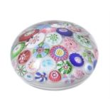 A Clichy colour-ground paperweight