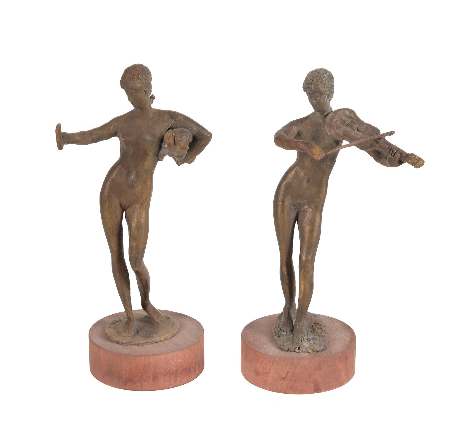 Claudio Parigi (Italian, b.1954), a patinated bronze model called Music in the Air