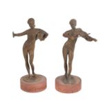Claudio Parigi (Italian, b.1954), a patinated bronze model called Music in the Air