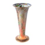 Daisy Makeig-Jones for Wedgwood, a Fairyland Lustre trumpet vase